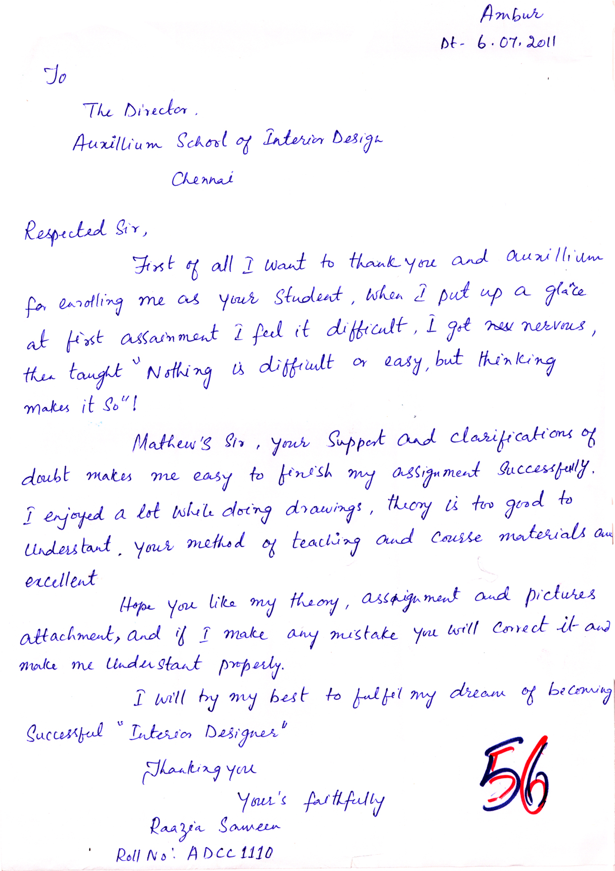 Testimonials Interior Design Course, Dinapur Nizamat, Bihar